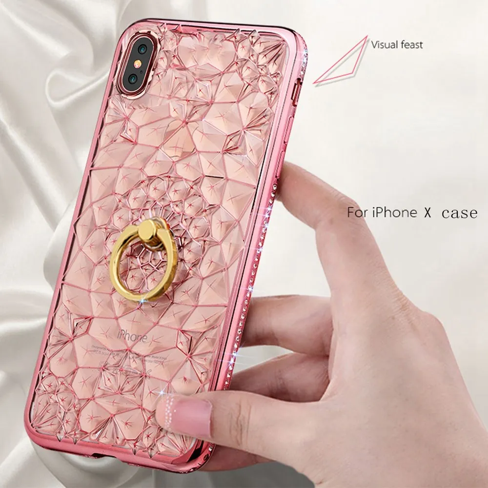 Case For Samsung Galaxy A7 2018 Case Silicone Glitter Diamond 3D Ring Luxury Funda For Samsung S10 A8 A6 J4 J6 Plus Note 9 Cover
Case For Samsung Galaxy A7 2018 Case Silicone Glitter Diamond 3D Ring Luxury Funda For Samsung S10 A8 A6 J4 J6 Plus Note 9 Cover