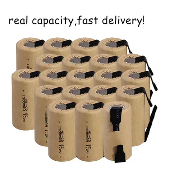 real capacity 20 pcs SC battery for dewalt for bosch for makita power tools 1.2V SUBC batteries rechargeable 1300mah
real capacity 20 pcs SC battery for dewalt for bosch for makita power tools 1.2V SUBC batteries rechargeable 1300mah