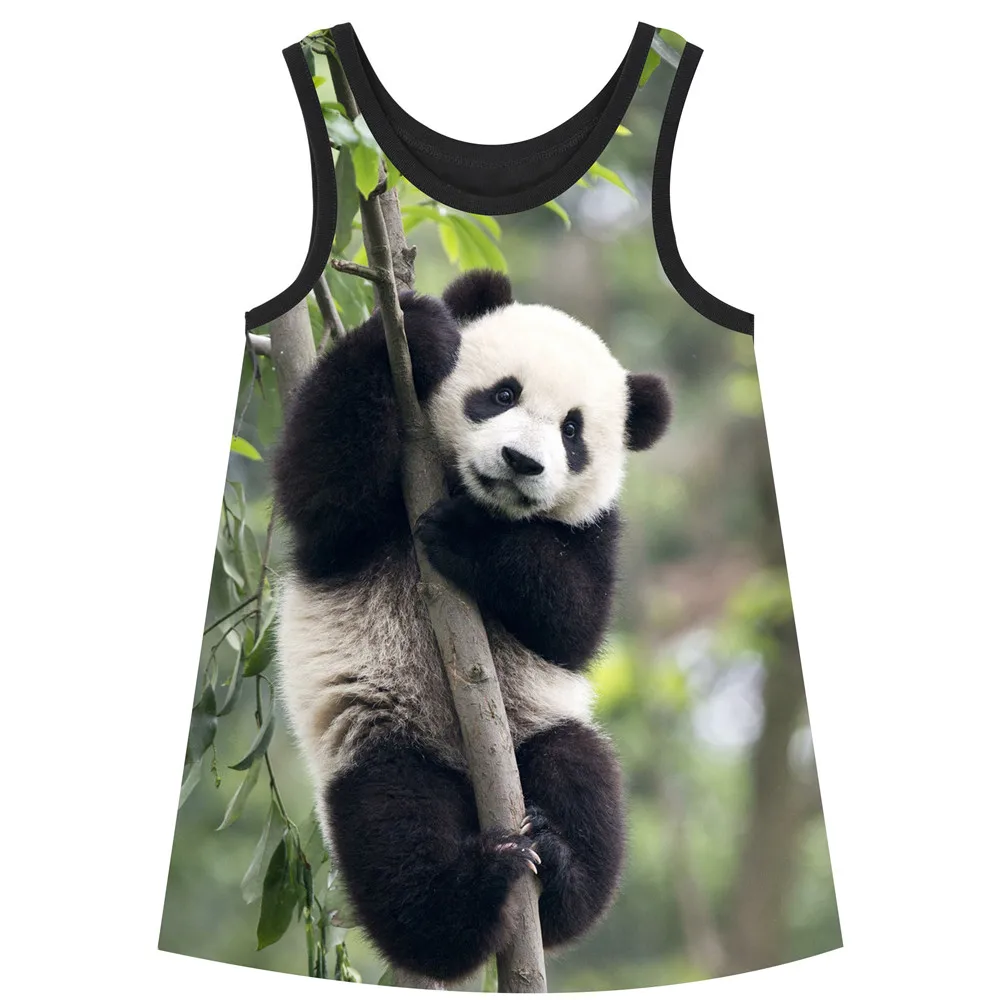 Girls Dresses big brand The panda Print Children Designer baby Kids Clothes Fashion Girl clothing bibs dress Summer style kids
Girls Dresses big brand The panda Print Children Designer baby Kids Clothes Fashion Girl clothing bibs dress Summer style kids