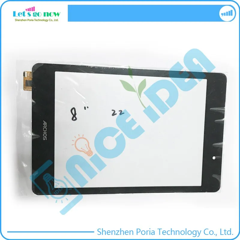 100% Новый 8-дюймовый сенсорный экран дигитайзер для ARCHOS RAYSENS RS8F382_V2.1 1417ZR черный