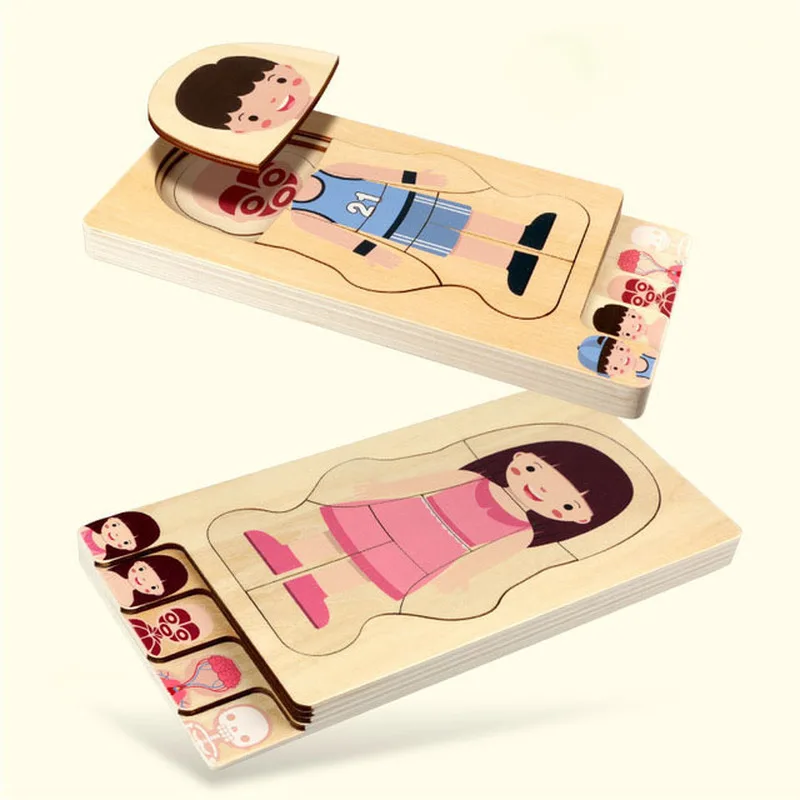 New Early Educational Children Toys Wooden Human Body Puzzle Boys Girls Body Structure Children Puzzles Kids Toys Gifts
New Early Educational Children Toys Wooden Human Body Puzzle Boys Girls Body Structure Children Puzzles Kids Toys Gifts