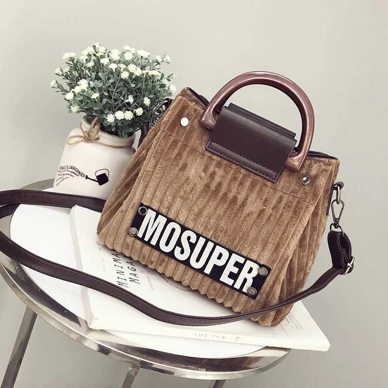 New Arrival 2019 Vintage Women Fashion Handbags Corduroy Letter Shoulder Lady Bags Messenger Composite Bag Big Leisure Handbag
New Arrival 2019 Vintage Women Fashion Handbags Corduroy Letter Shoulder Lady Bags Messenger Composite Bag Big Leisure Handbag