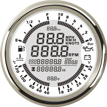 Marine Boat Digital GPS Speedometer Tachometer for Auto Motor 12V 24V Fuel Level Water temp 6 in 1 Multi-functional Gauge Meter
Marine Boat Digital GPS Speedometer Tachometer for Auto Motor 12V 24V Fuel Level Water temp 6 in 1 Multi-functional Gauge Meter