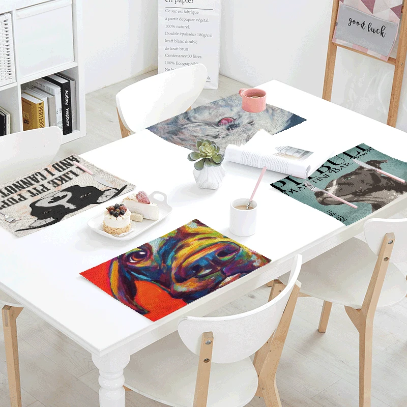 42*32cm French Bulldog Napkins For Weddings Dining Linen Oil Painting Dogs Tablecloths Table Skirts Printed Decoration Wholesale
42*32cm French Bulldog Napkins For Weddings Dining Linen Oil Painting Dogs Tablecloths Table Skirts Printed Decoration Wholesale