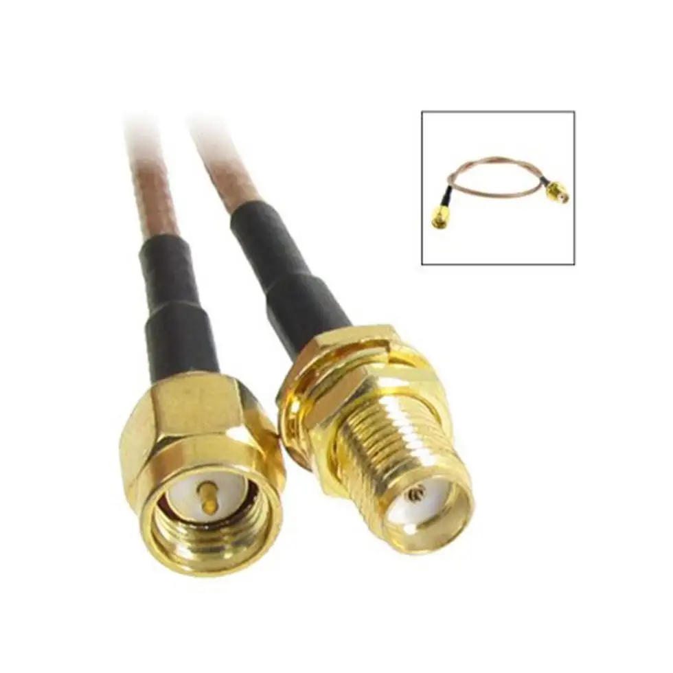 2015 Hot New 12.4" SMA male Plug to SMA female Jack RF Coaxial Coax pigtail Cable
2015 Hot New 12.4" SMA male Plug to SMA female Jack RF Coaxial Coax pigtail Cable