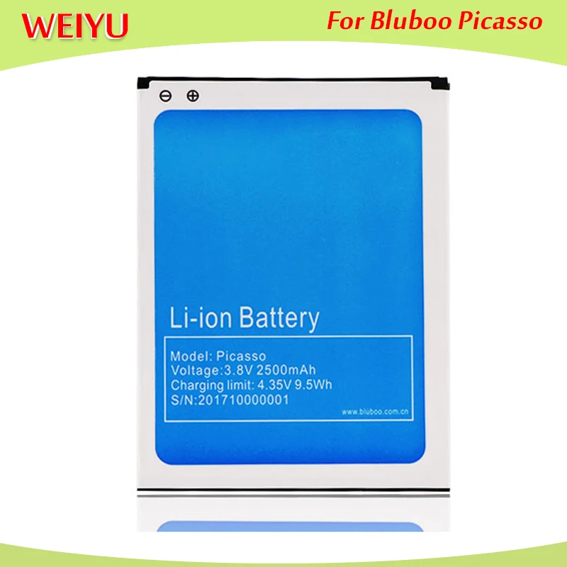2500 мАч аккумулятор для Bluboo Picasso Bateria Batterij Аккумулятор AKKU высокое качество |