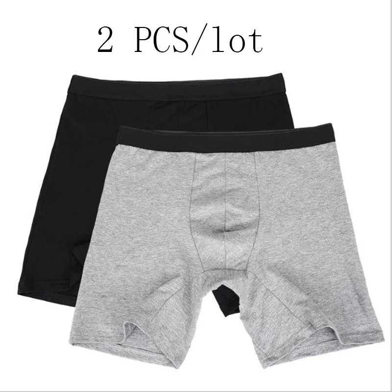 Popular Cuecas Solid Calzoncillos 2pcs/lot Men's Boxer Underwear Pants Cotton Men Shorts breathable Homme Mens Boxers Long Leg
Popular Cuecas Solid Calzoncillos 2pcs/lot Men's Boxer Underwear Pants Cotton Men Shorts breathable Homme Mens Boxers Long Leg