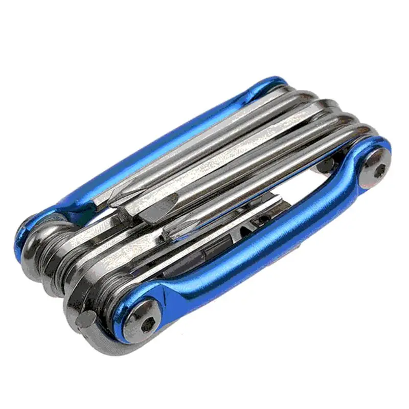 Portable Multifunctional 11 in 1 Bike Repair Kit Hex Spoke Wrench Screwdriver Carbon Steel Folding Bicycle Tools Sets
Portable Multifunctional 11 in 1 Bike Repair Kit Hex Spoke Wrench Screwdriver Carbon Steel Folding Bicycle Tools Sets