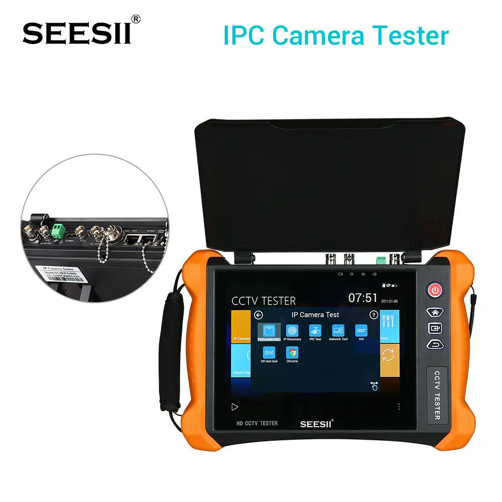 8" 1080P IPC Camera CCTV Tester Monitor Wifi TVI CVBS IP Discovery Camera Tester Security ONVIF Video Cam
8" 1080P IPC Camera CCTV Tester Monitor Wifi TVI CVBS IP Discovery Camera Tester Security ONVIF Video Cam