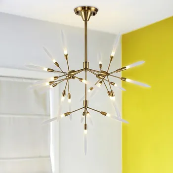 Nordic Postmodern Simple Designer Living Room Acrylic G4 LED Chandelier Light Creative Personality Bedroom Villa Decor Lamp
Nordic Postmodern Simple Designer Living Room Acrylic G4 LED Chandelier Light Creative Personality Bedroom Villa Decor Lamp