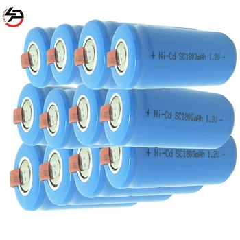 Laipuduo 12pcs Rechargeable batteries 1.2v 1800mah SC power bank 1800mah SC accumulator SUB C battery
Laipuduo 12pcs Rechargeable batteries 1.2v 1800mah SC power bank 1800mah SC accumulator SUB C battery