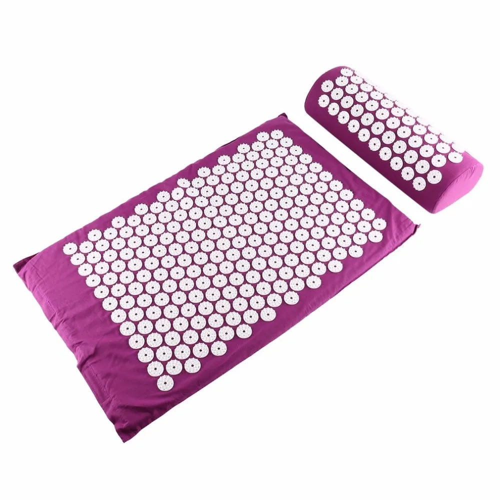 New Massager Cushion Mat Set For Body Head Foot Neck Acupressure Relieve Stress Pain Aches Muscle Tension Spike Yoga Mat With Pi
New Massager Cushion Mat Set For Body Head Foot Neck Acupressure Relieve Stress Pain Aches Muscle Tension Spike Yoga Mat With Pi