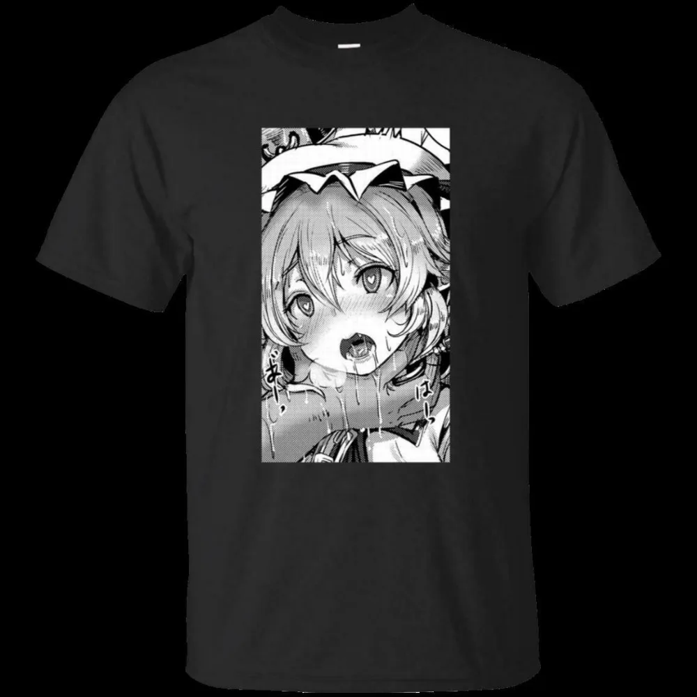Повседневные Новые короткие забавные мужские футболки с аниме Hentai Waifu Otaku манга