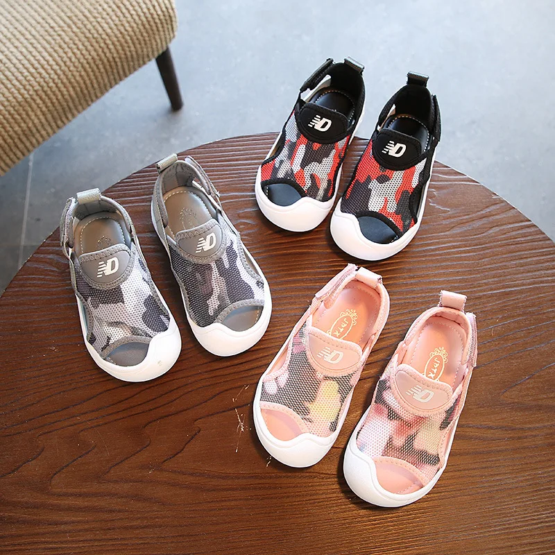 2019 new fashion kids sport shoes for boys and girls camouflage Baotou children's sandals mesh breathable toddler sandals
2019 new fashion kids sport shoes for boys and girls camouflage Baotou children's sandals mesh breathable toddler sandals