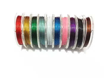 Hot Sale ! 0.45MM Thickness Mixed 10Rolls/lot Stainless Steel Tiger Tail Wire For Chunky Necklace (1 small roll 10m )
Hot Sale ! 0.45MM Thickness Mixed 10Rolls/lot Stainless Steel Tiger Tail Wire For Chunky Necklace (1 small roll 10m )