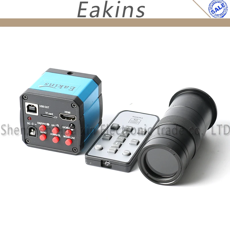 HD 14MP HDMI 720P USB Digital Industry Video Inspection Microscope Camera Set TF Card Video Recorder + 100X C-MOUNT Lens
HD 14MP HDMI 720P USB Digital Industry Video Inspection Microscope Camera Set TF Card Video Recorder + 100X C-MOUNT Lens