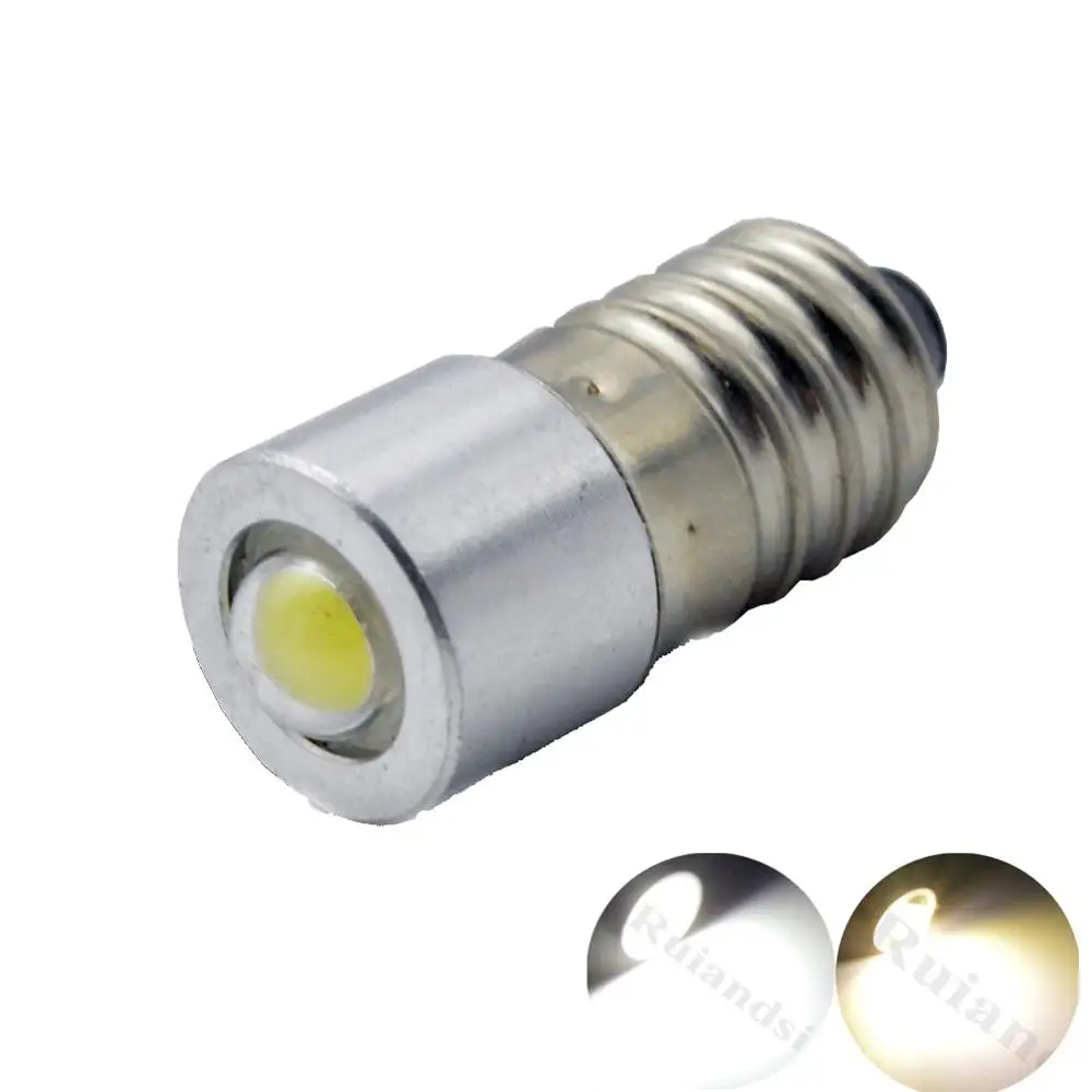 1PC COB 1W E10 Led Flashlight Replacement Bulbs Lantern Work Light Torches White 6000K/Warm White 3000K Positive Earth 3V-24V
1PC COB 1W E10 Led Flashlight Replacement Bulbs Lantern Work Light Torches White 6000K/Warm White 3000K Positive Earth 3V-24V