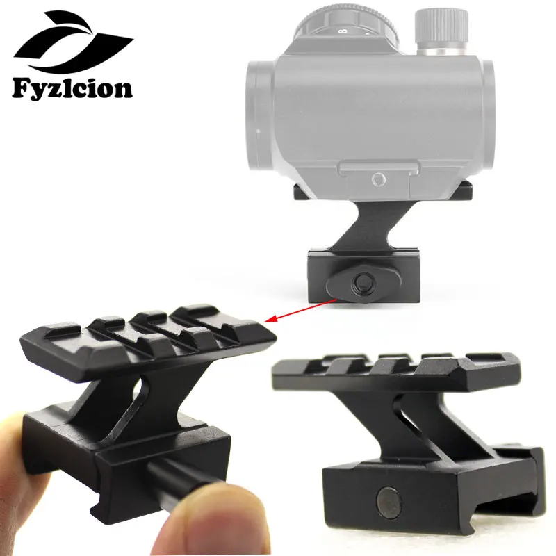 Hunting High Riser rail Mount 20mm picatinny Rail Rifle scope mount fits red dot sight
Hunting High Riser rail Mount 20mm picatinny Rail Rifle scope mount fits red dot sight
