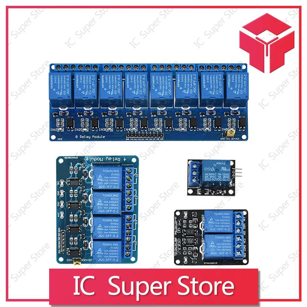 1 2 4 8 16 Channel DC 5V Relay Module with Optocoupler Relay Output 1 2 4 8 16 way relay module
1 2 4 8 16 Channel DC 5V Relay Module with Optocoupler Relay Output 1 2 4 8 16 way relay module