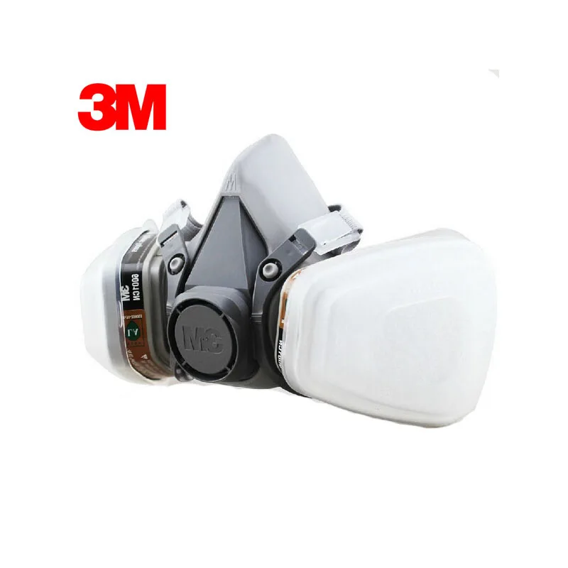 3M 6100+6001 Respirator Half-face Mask Painted Against Organic Vapor Gas Cartridges 7 Items for 1 Set LT066
3M 6100+6001 Respirator Half-face Mask Painted Against Organic Vapor Gas Cartridges 7 Items for 1 Set LT066
