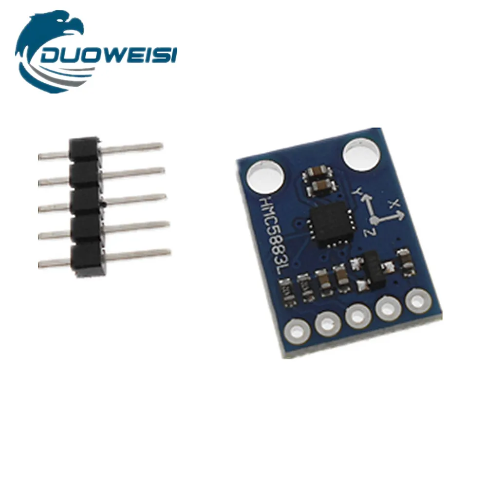 GY-273 QMC5883L electronic compass compass module three-axis magnetic field sensor
GY-273 QMC5883L electronic compass compass module three-axis magnetic field sensor
