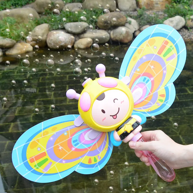 Bubble Machine Bee/Ice Bubble Gun Toy with Music for Children Girls Wholesale Wedding Maker Party Summer Outdoor Toy for Kids
Bubble Machine Bee/Ice Bubble Gun Toy with Music for Children Girls Wholesale Wedding Maker Party Summer Outdoor Toy for Kids