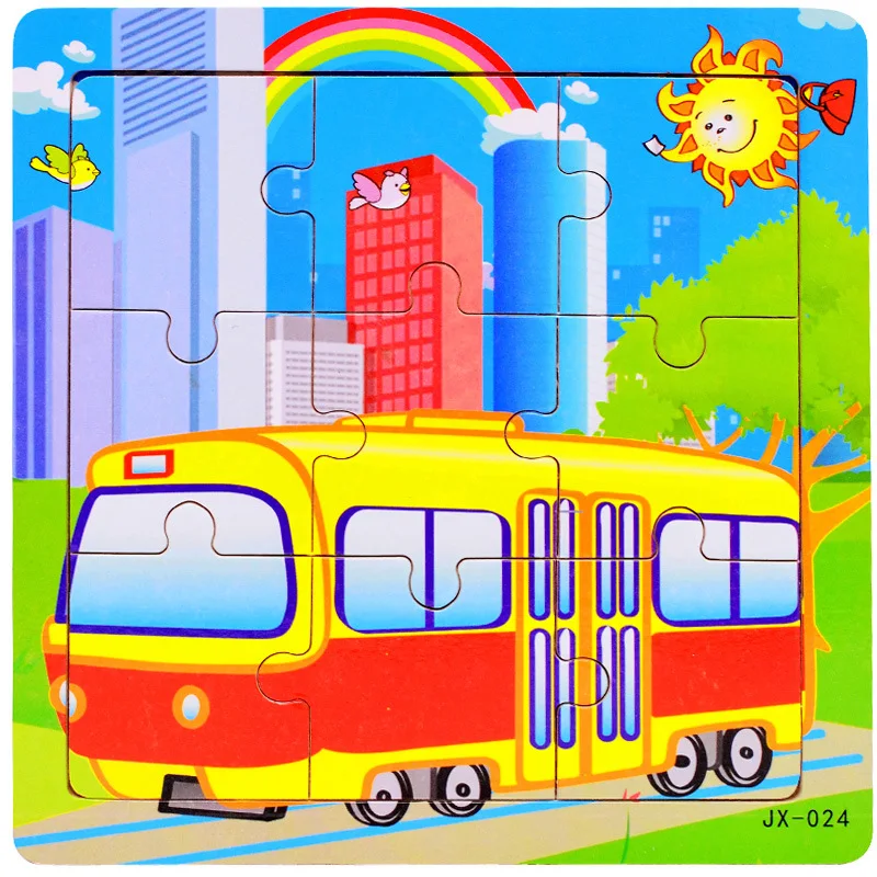 High-quality Wooden Puzzle Toy Cartoon Style Bus Educational Children Wood Puzzles Toys Preschool Education Puzzle DIY Toy Gift
High-quality Wooden Puzzle Toy Cartoon Style Bus Educational Children Wood Puzzles Toys Preschool Education Puzzle DIY Toy Gift