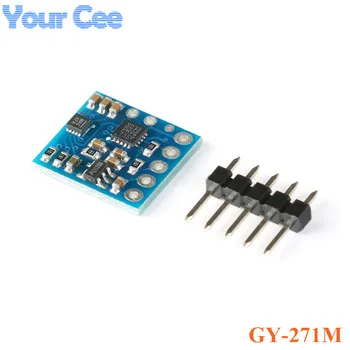 GY-271M 3-Axis Compass Magnetometer Sensor Module Replaces HMC5883L GY-271 Sensor Module
GY-271M 3-Axis Compass Magnetometer Sensor Module Replaces HMC5883L GY-271 Sensor Module