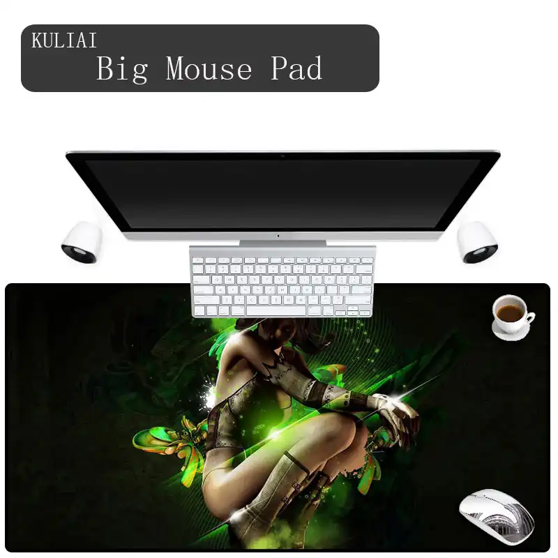 Xgz Fantasy Girl Mousepad 70x40 Large Pad Mouse Carpet Player Desk