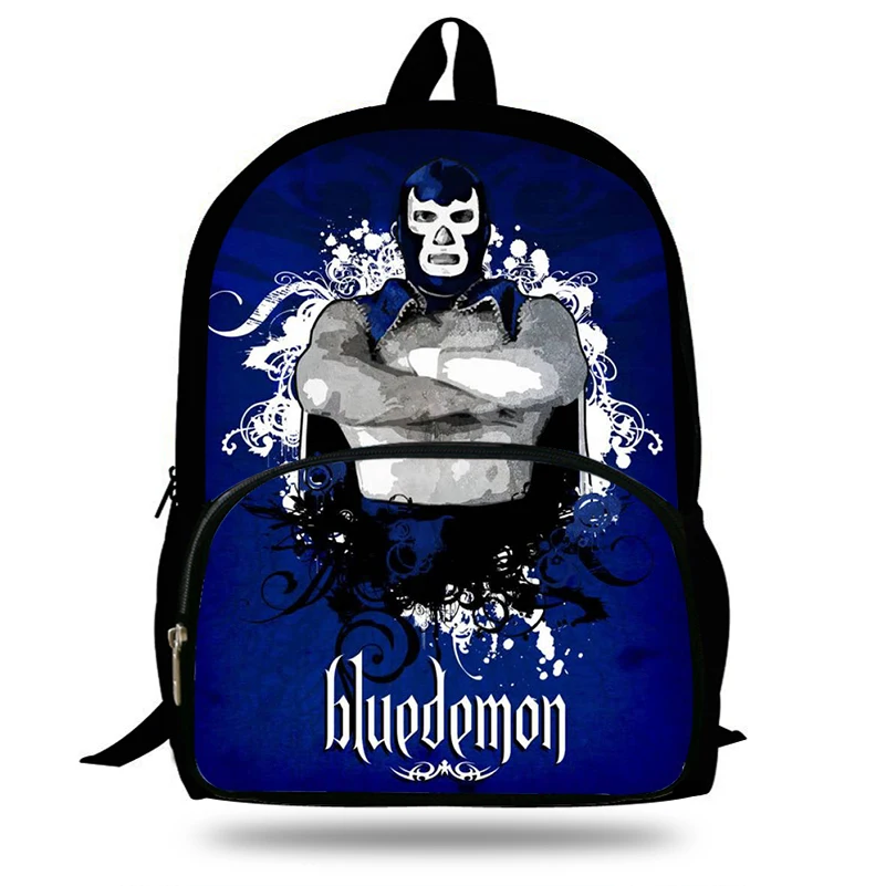 New Blue Demon Tinieblas Mil Mascaras Rayo De Jalisco Printing school bags for young men children school bags Boy Laptop mochila
New Blue Demon Tinieblas Mil Mascaras Rayo De Jalisco Printing school bags for young men children school bags Boy Laptop mochila