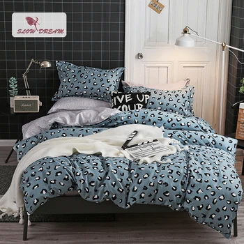 SlowDream Leopard Blue Duvet Cover Set Bedding Linen Decorative Comforter Cover Flat Sheet bed Cover Double Queen Bedding Set
SlowDream Leopard Blue Duvet Cover Set Bedding Linen Decorative Comforter Cover Flat Sheet bed Cover Double Queen Bedding Set