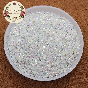 2mm/2.5mm 5000pcs/pack Resin Flatback Rhinestone Jelly White AB 14 facets DIY nail art mobile phone decoration
2mm/2.5mm 5000pcs/pack Resin Flatback Rhinestone Jelly White AB 14 facets DIY nail art mobile phone decoration