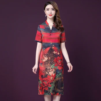 2020 Spring Summer Fashion Short Sleeve Silk Women Dress New Style Big Code High End Elegant Temperament Female Open Cut Dresses
2020 Spring Summer Fashion Short Sleeve Silk Women Dress New Style Big Code High End Elegant Temperament Female Open Cut Dresses