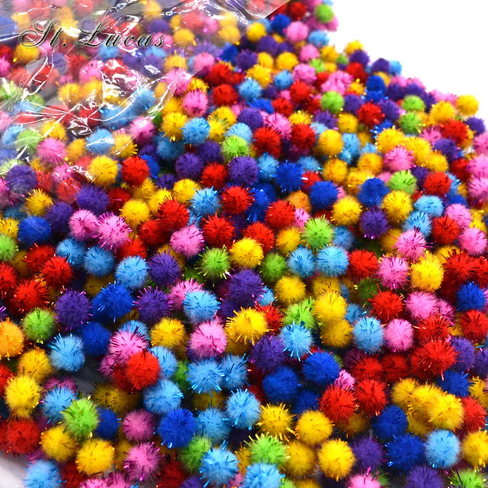New 100pcs/lot 10mm mixed color polyester pom pom ball for garment home christmas party carft decoration DIY accessory material
New 100pcs/lot 10mm mixed color polyester pom pom ball for garment home christmas party carft decoration DIY accessory material