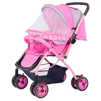 Summer Baby Carriage with Mosquito Net Travel Folding Four Wheels Baby Cart Convertible Baby Stroller Full Cover Pushchair 
Summer Baby Carriage with Mosquito Net Travel Folding Four Wheels Baby Cart Convertible Baby Stroller Full Cover Pushchair