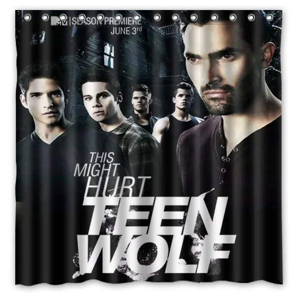 Teen Wolf Polyester Waterproof Shower Curtain 71*71 inch Mildew Resistant Bath Curtain Bathroom Decor 12pc Hooks
Teen Wolf Polyester Waterproof Shower Curtain 71*71 inch Mildew Resistant Bath Curtain Bathroom Decor 12pc Hooks