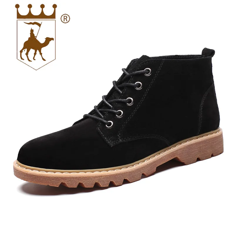 BACKCAMEL Autumn High Men's Boots Leather Boots Wear-resistant Non-slip Footwear Large Size 38-48 High Quality Round Toe 
BACKCAMEL Autumn High Men's Boots Leather Boots Wear-resistant Non-slip Footwear Large Size 38-48 High Quality Round Toe