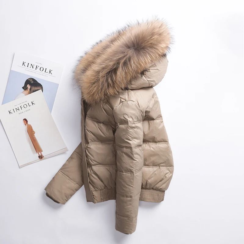 Short down jacket Women 2018 New Fashion Outerwear Fur collar Hooded Down Jackets Solid Warm Casual Winter Coat Parkas LF964
Short down jacket Women 2018 New Fashion Outerwear Fur collar Hooded Down Jackets Solid Warm Casual Winter Coat Parkas LF964