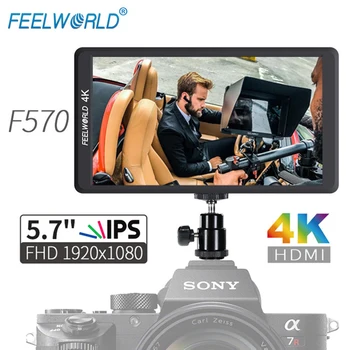 F570 5.7" 4K Mini camera Monitor HD 1920x1080 LCD monitoring with HDMI Input Output for DJI ronin ZHIYUN crane Gimbal Stabilizer 
F570 5.7" 4K Mini camera Monitor HD 1920x1080 LCD monitoring with HDMI Input Output for DJI ronin ZHIYUN crane Gimbal Stabilizer
