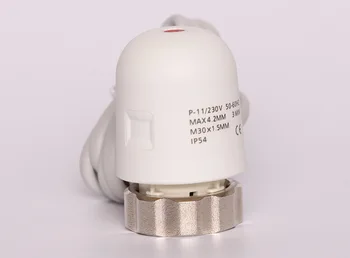 Normally Closed Electric Valve Thermal Actuator For Electric Floor Heating Manifold In Underfloor Heating System 230V 
Normally Closed Electric Valve Thermal Actuator For Electric Floor Heating Manifold In Underfloor Heating System 230V