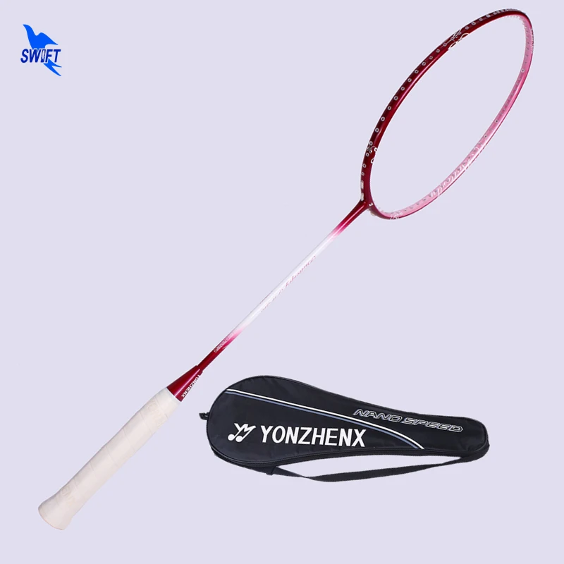 New 3U Professional Badminton Racket Female High Modulus Graphite Women Carbon Badminton Racquet Pink Rackets With Original Bag
New 3U Professional Badminton Racket Female High Modulus Graphite Women Carbon Badminton Racquet Pink Rackets With Original Bag