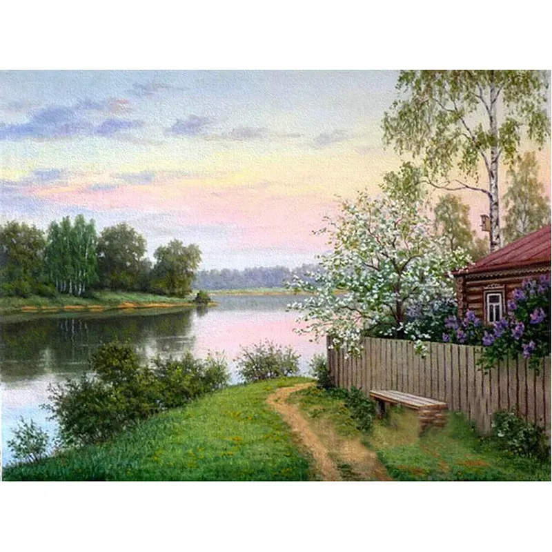 Full DIY 5D Diamond Painting Cross Stitch scenery lake square Diamond Embroidery house garden rhinestone handmade Mosaic icons
Full DIY 5D Diamond Painting Cross Stitch scenery lake square Diamond Embroidery house garden rhinestone handmade Mosaic icons