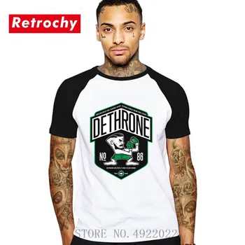 The King Of Conor McGregor MMA Notorious T Shirts Dethrone Pride T-shirt Featherweight Champion Man cotton summer funny Tshirts 
The King Of Conor McGregor MMA Notorious T Shirts Dethrone Pride T-shirt Featherweight Champion Man cotton summer funny Tshirts