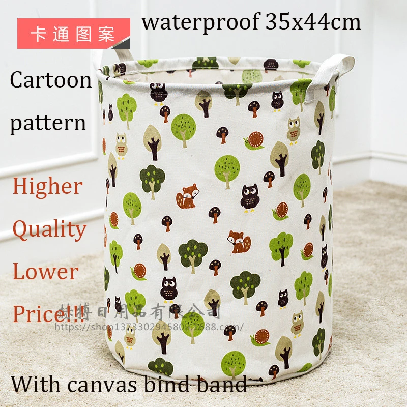 Folding Waterproof Cotton linen Laundry Bag Home Clothes Print Bags Kids Toy Storage Household Storage Baskets 35x44/40x50cm 1pc
Folding Waterproof Cotton linen Laundry Bag Home Clothes Print Bags Kids Toy Storage Household Storage Baskets 35x44/40x50cm 1pc