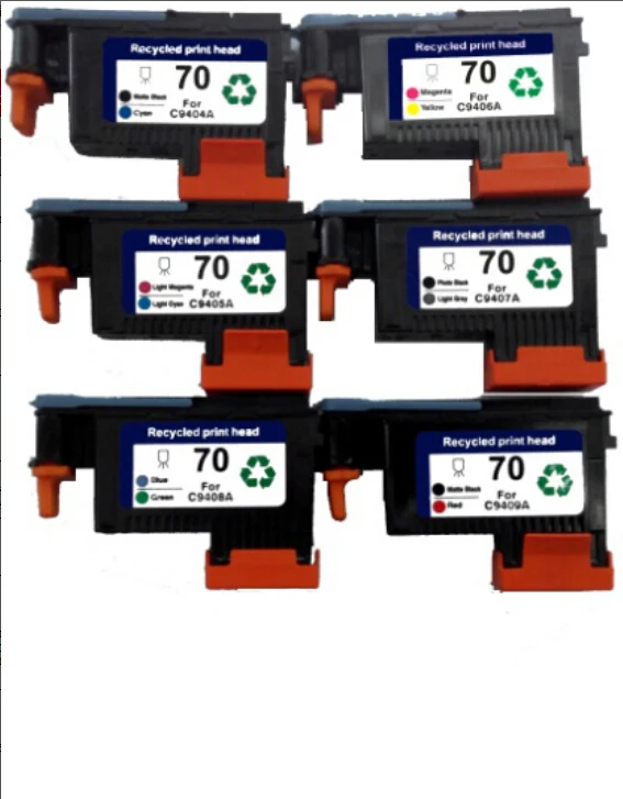 (6 pieces/lot)Factory sale remanufactured color print head for HP 70 use for HP Design Jet Z2100/Z3100/3200/B8850/B9180
(6 pieces/lot)Factory sale remanufactured color print head for HP 70 use for HP Design Jet Z2100/Z3100/3200/B8850/B9180