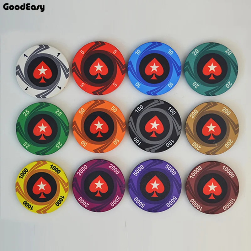 25PCS/LOT Peach Heart Coins Ceramic Texas Poker Chip Sets Casino Pokerstars chips Entertainment Accessories poker card guard
25PCS/LOT Peach Heart Coins Ceramic Texas Poker Chip Sets Casino Pokerstars chips Entertainment Accessories poker card guard
