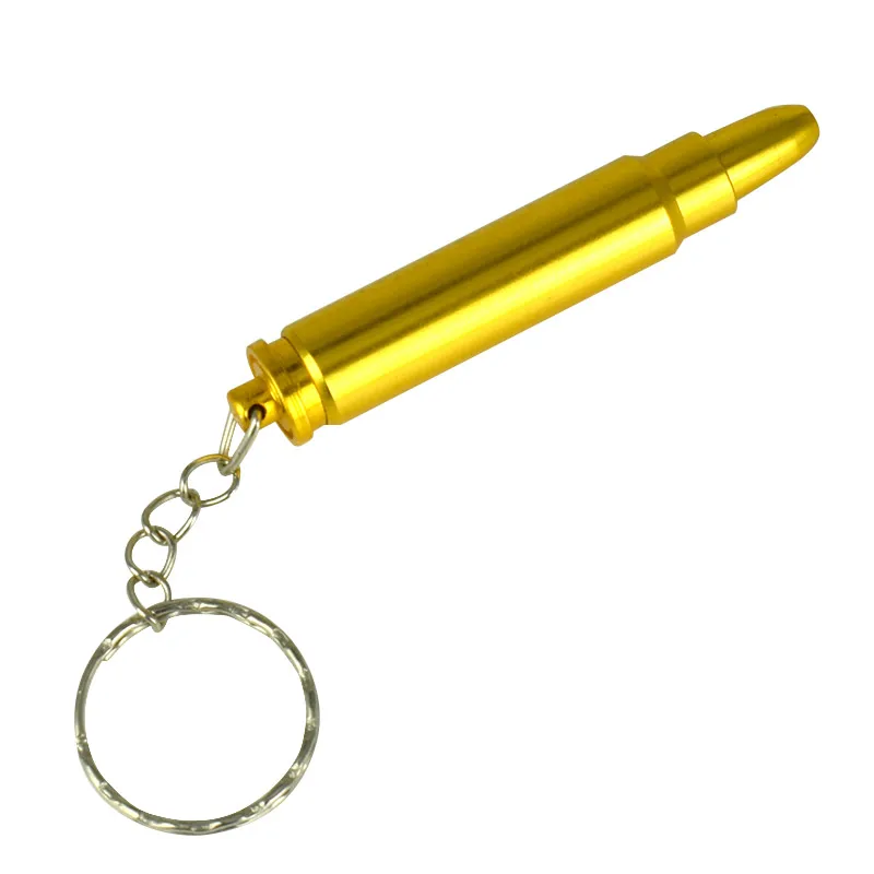 Bullet Shape Smoking Pipe Cigarette Tube Portable Smoke Metal Pipe - with a Key Ring as Free Gift
Bullet Shape Smoking Pipe Cigarette Tube Portable Smoke Metal Pipe - with a Key Ring as Free Gift