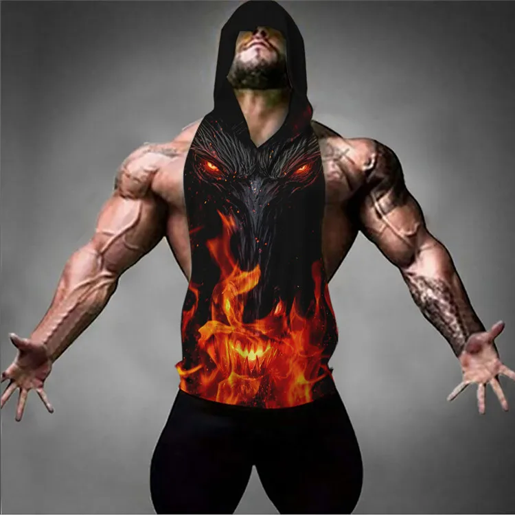 2019 Summer Sleeveless Men's Gym Shirt Bodybuilding Fitness Muscle Hoodie Waistcoat hood Singlet Shirt detroit become human.
2019 Summer Sleeveless Men's Gym Shirt Bodybuilding Fitness Muscle Hoodie Waistcoat hood Singlet Shirt detroit become human.