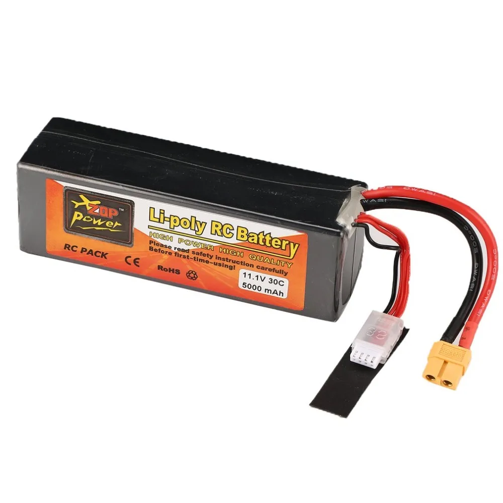 ZOP Power XT60 Plug 11.1V 3300mAh 5000mAh 5500mAh 7000mAh 8000mAh 6000mAh 30C 40C 45C 65C 4S 1P Lipo Battery for RC Model Accs
ZOP Power XT60 Plug 11.1V 3300mAh 5000mAh 5500mAh 7000mAh 8000mAh 6000mAh 30C 40C 45C 65C 4S 1P Lipo Battery for RC Model Accs