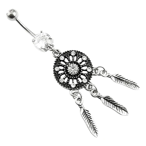 24 Pcs Women Crystal Rhinestone Dream Catcher Body Piercing Belly Button Navel Ring Bar
24 Pcs Women Crystal Rhinestone Dream Catcher Body Piercing Belly Button Navel Ring Bar
